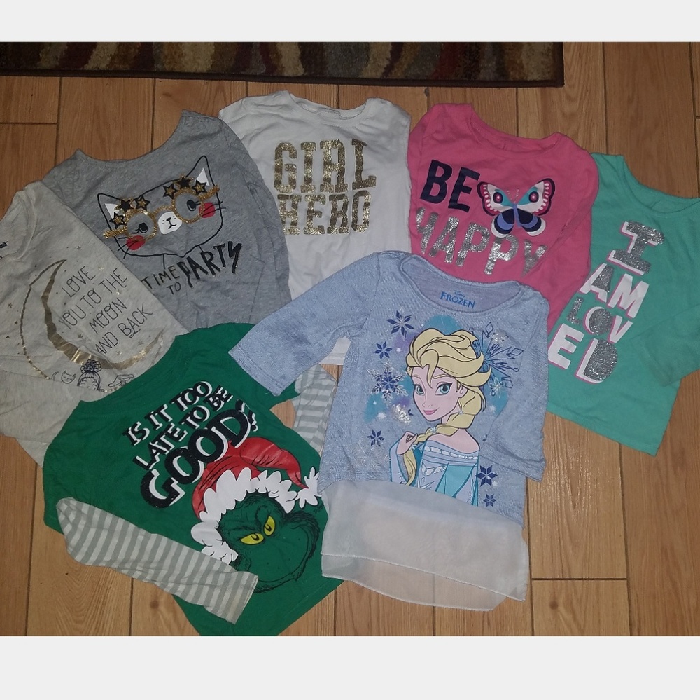 girl long sleeve lot